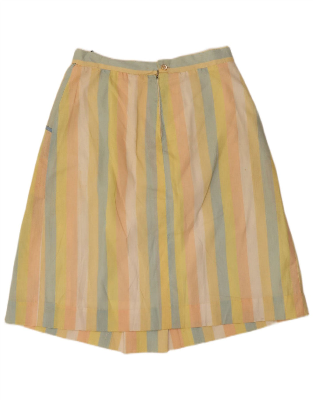 Vintage A-line nederdel til kvinder W32 Stor flerfarvet stribet