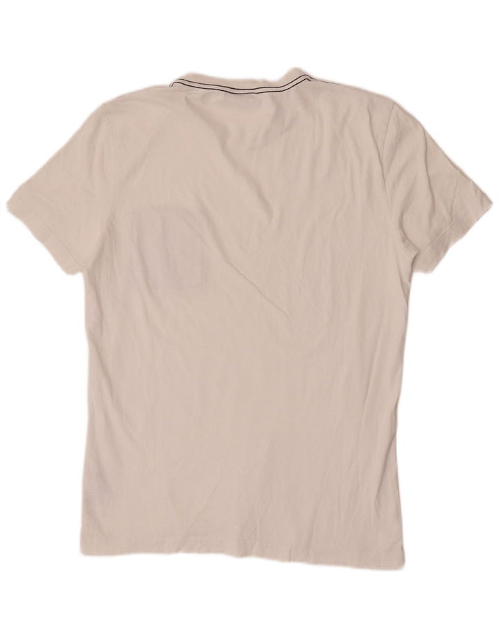 Calvin Klein Herre T-Shirt Top Lille Hvid Bomuld