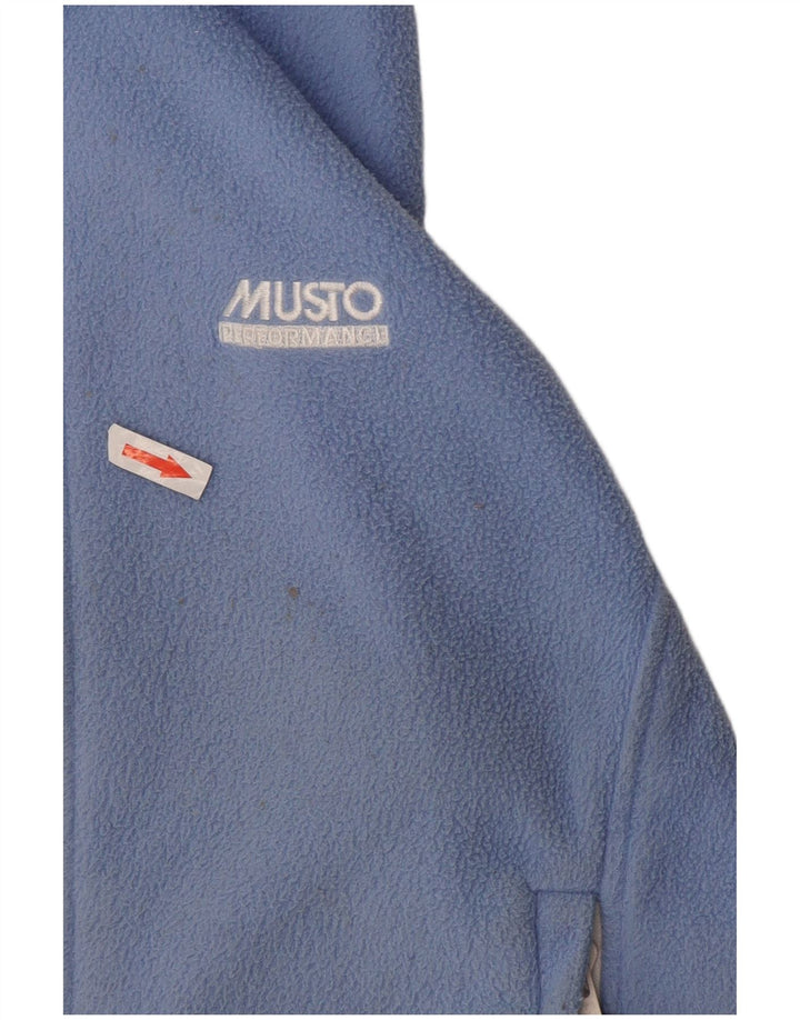 Musto Boys Fleece Gilet 11-12 år Medium Blue Colourblock Polyester