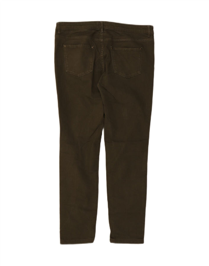 MASSIMO DUTTI Womens Slim Jeans EU 40 Medium W30 L28 Khaki
