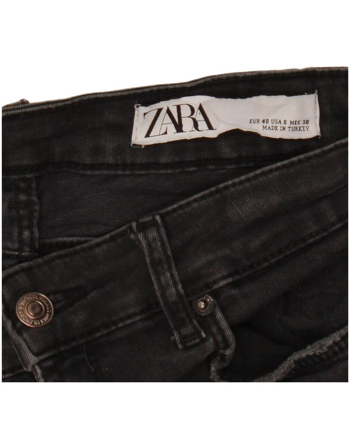 Zara Dame Skinny Jeans EU 40 Medium W30 L28 Sort