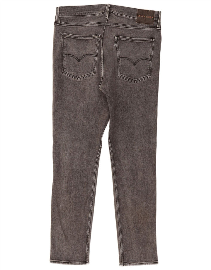 Levi's Slim Jeans til mænd W34 L32 Grå bomuld