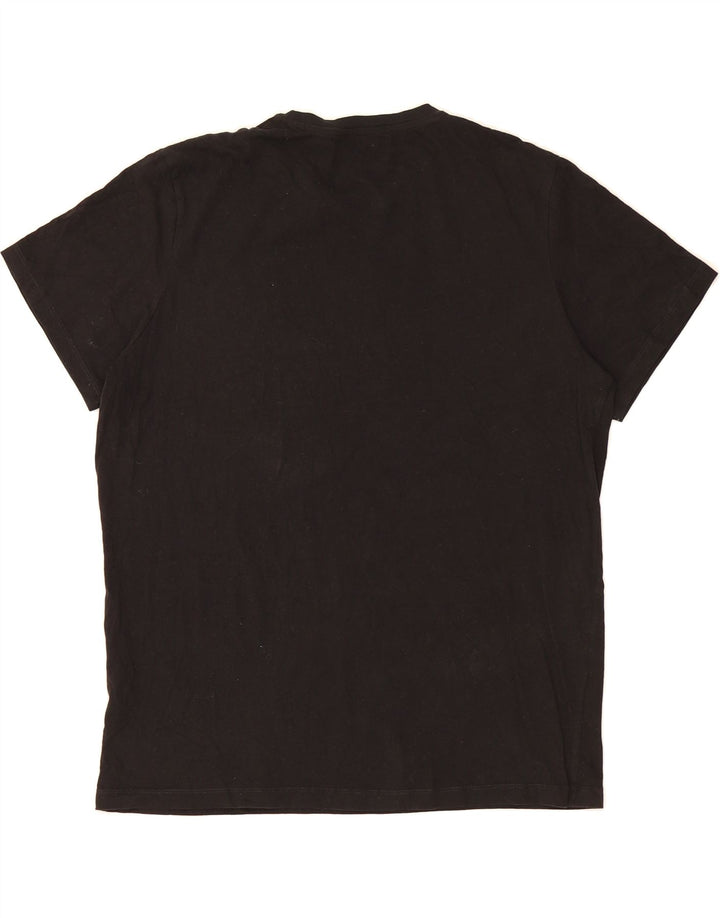 JACK & JONES Mens Regular Fit T-Shirt Top 2XL Black Cotton Vintage Jack & Jones and Second-Hand Jack & Jones from Messina Hembry 