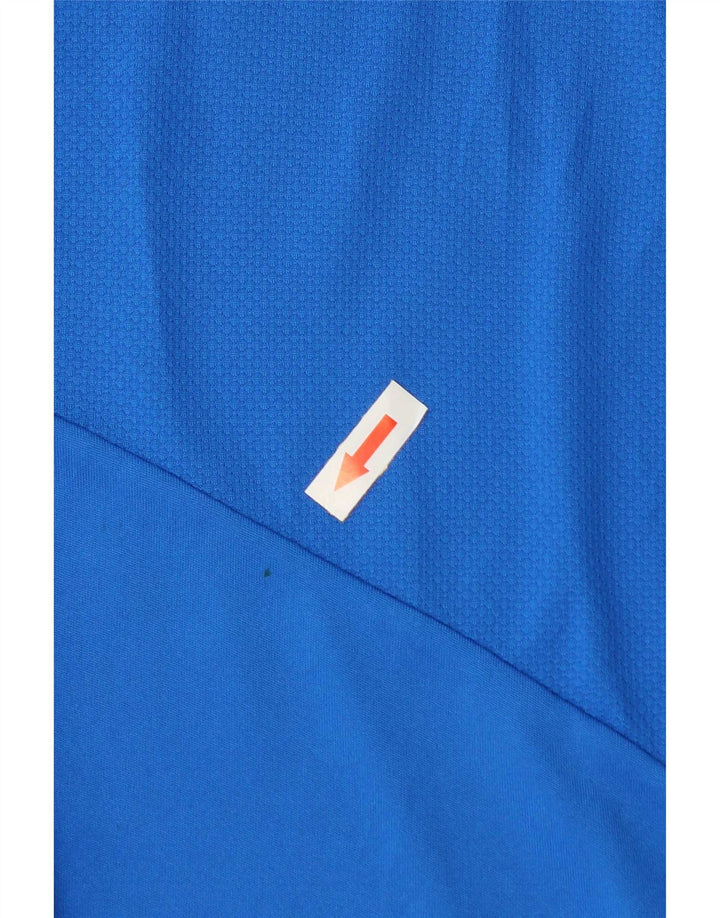 Adidas Herre Climacool Polo Shirt 2XL Blå Colourblock Polyester