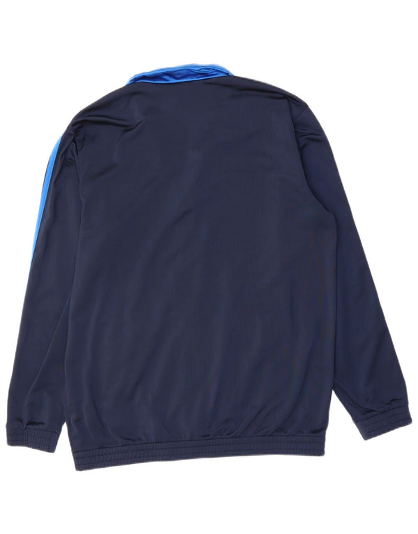 ADIDAS Træningsdragt til mænd, topjakke UK 44/46 XL marineblå polyester
