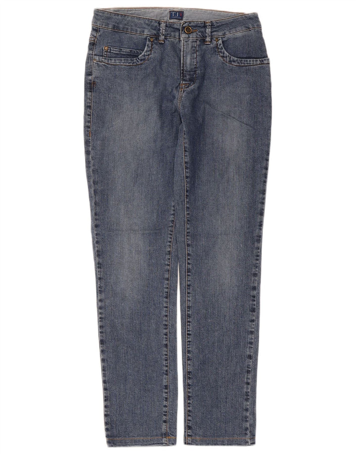 Trussardi Dame Slim Jeans W27 L28 Blå Bomuld