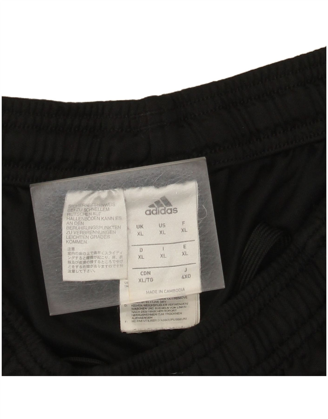 Adidas Herre Climalite træningsdragt bukser XL sort polyester