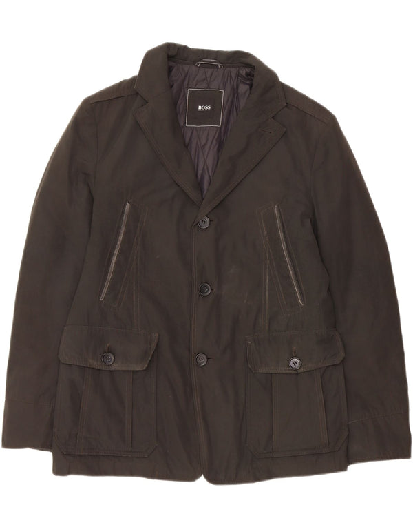 Hugo Boss Herre Utility Jacket EU 48 Medium Sort Polyester