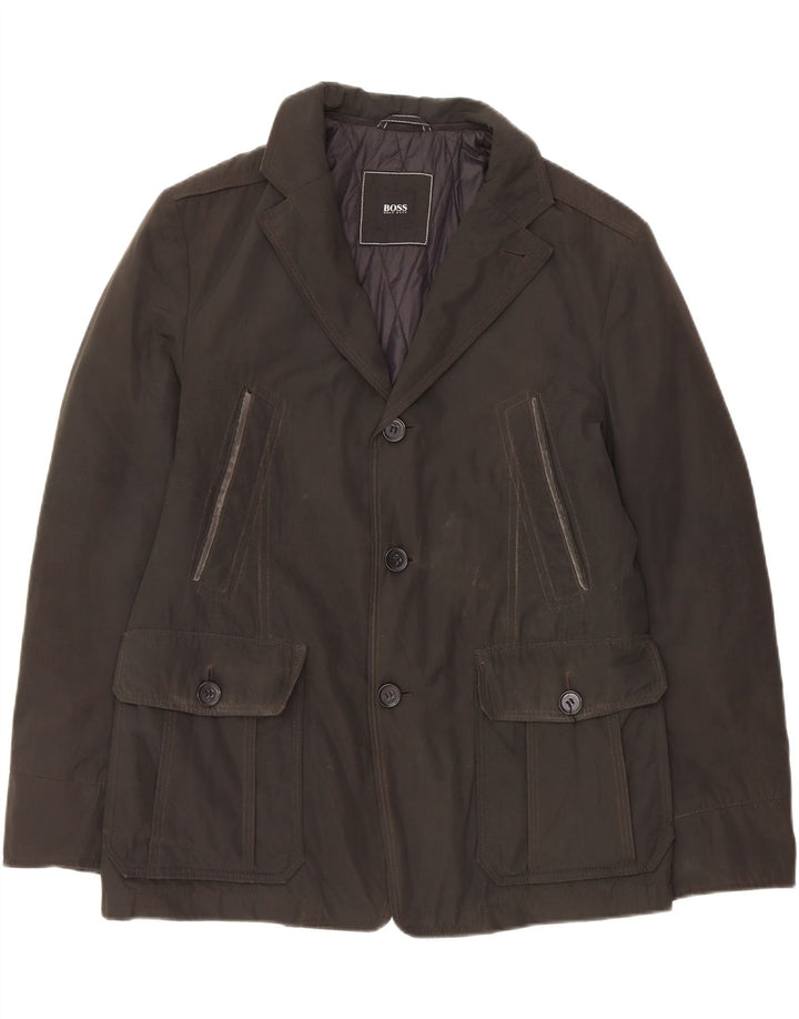 Hugo Boss Herre Utility Jacket EU 48 Medium Sort Polyester