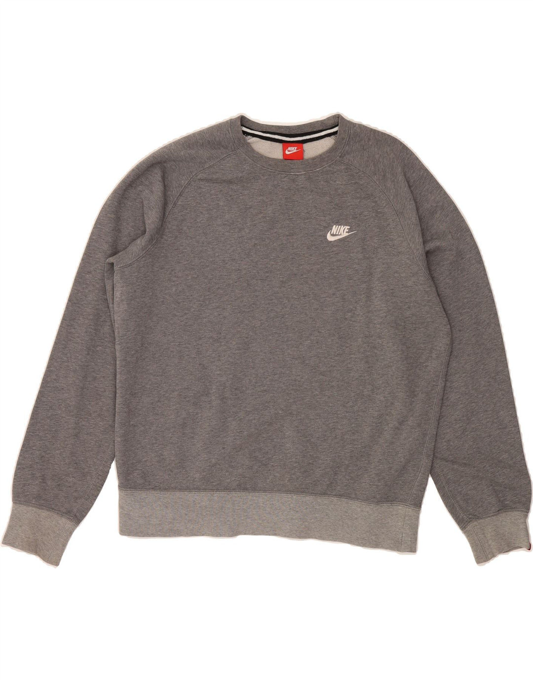 NIKE Mens Sweatshirt Jumper Large Grey Cotton Vintage Nike and Second-Hand Nike from Messina Hembry 