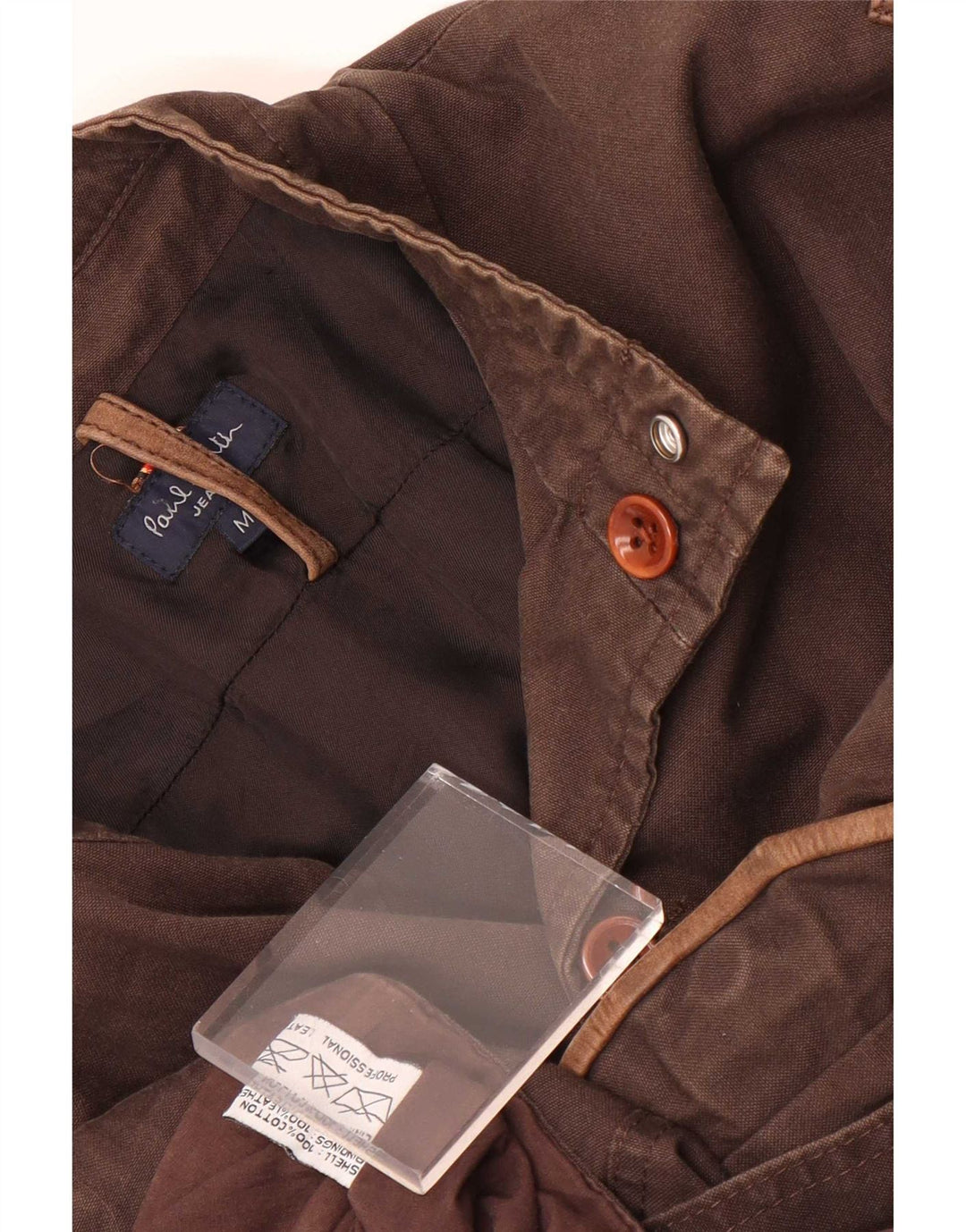 Paul Smith Herre Utility Jacket UK 38 Medium Brown Bomuld