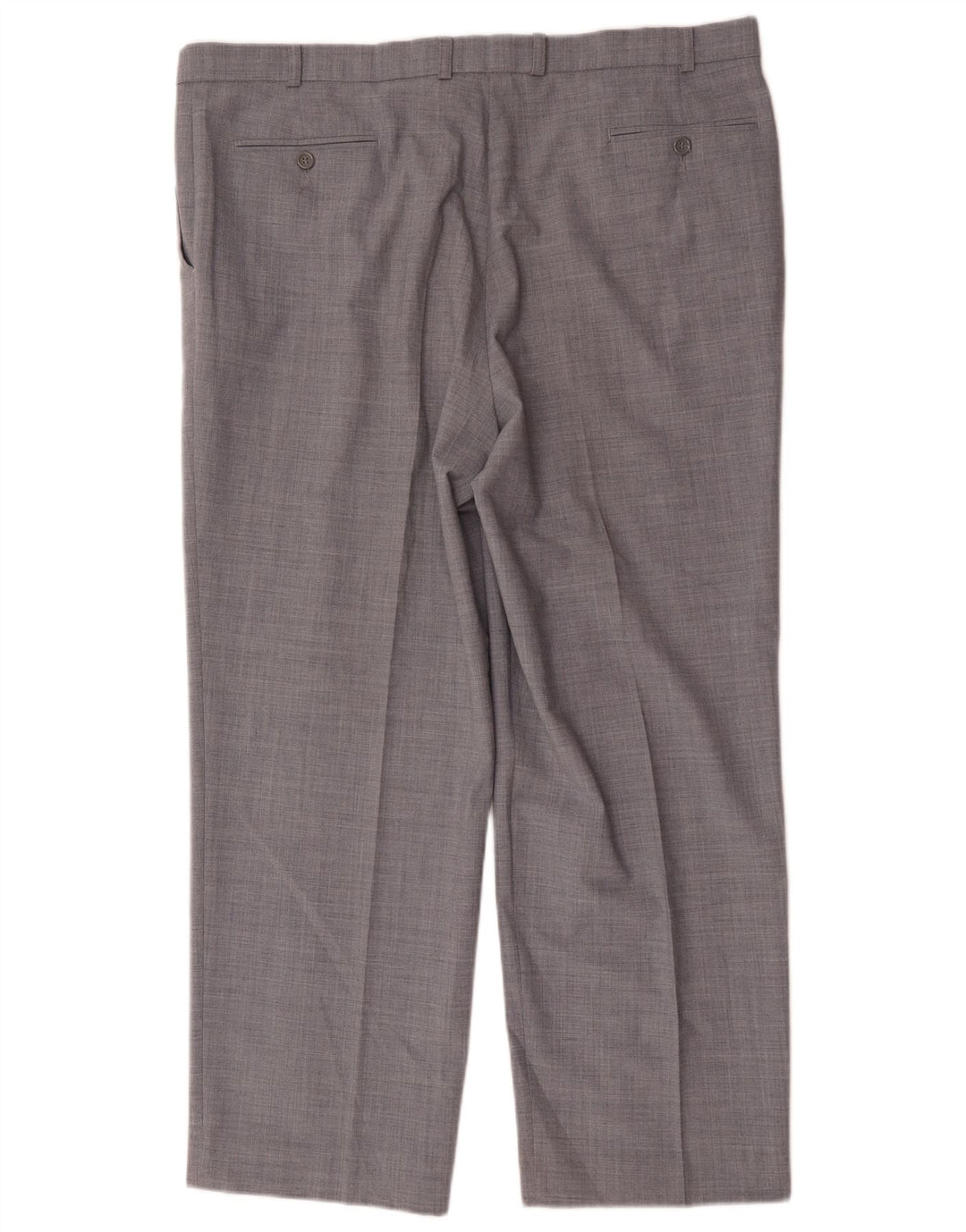 Marks & Spencer Straight Suit Bukser til mænd W40 L29 Grå polyester