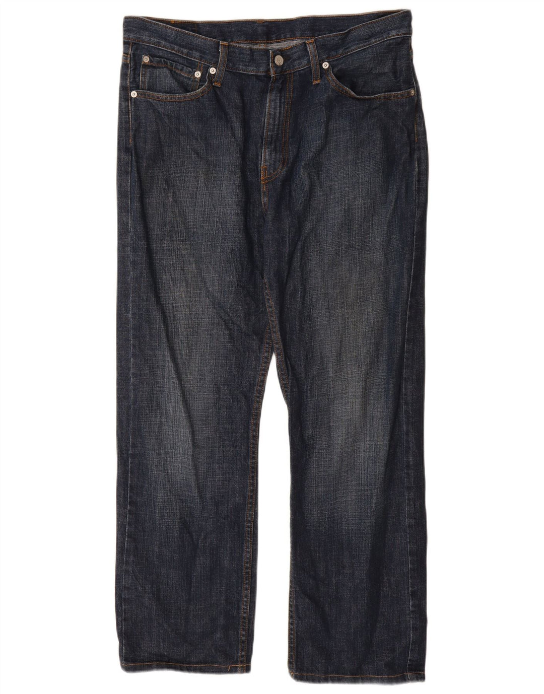 LEVI'S Herre 751 Straight Jeans W36 L30 Marineblå Bomuld