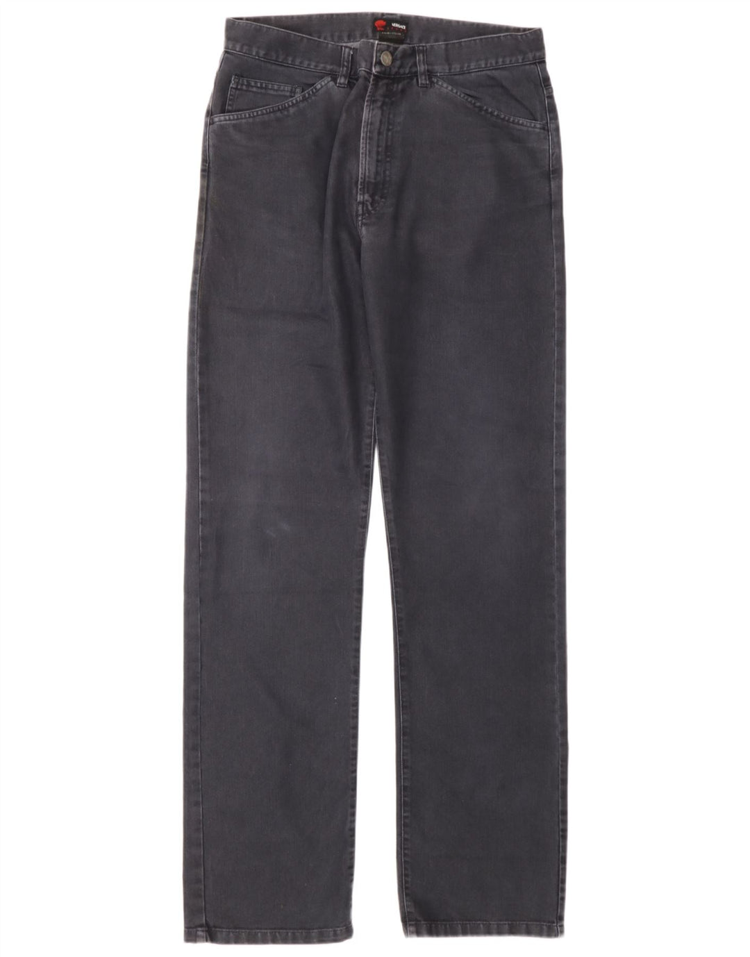 Versace Straight Jeans til mænd W34 L34 Grå bomuld
