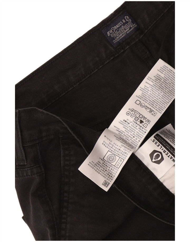 Levi's Chinobukser til mænd W36 L30 Sort bomuld