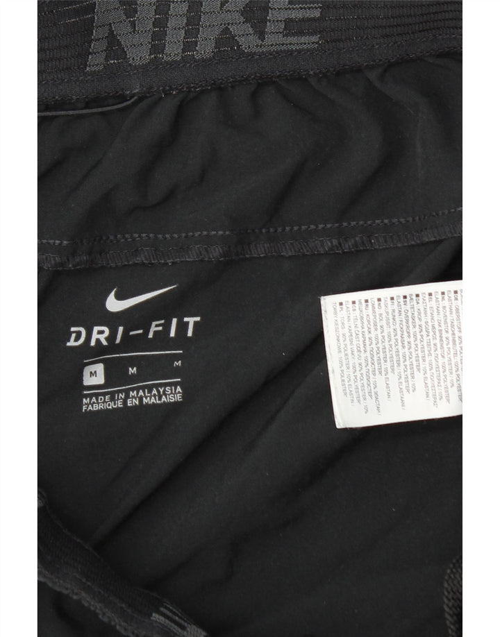 Nike Herre Dri Fit Sportshorts Medium Sort Colourblock Polyester