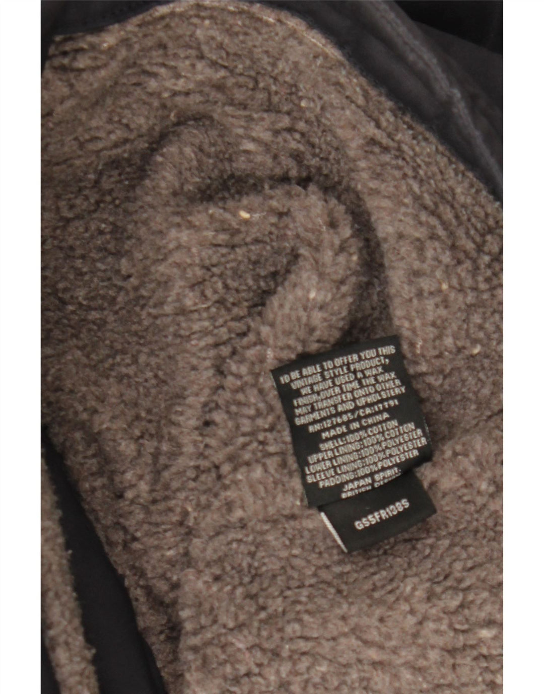 SUPERDRY parkajakke med hætte til kvinder UK 16 Stor marineblå bomuld