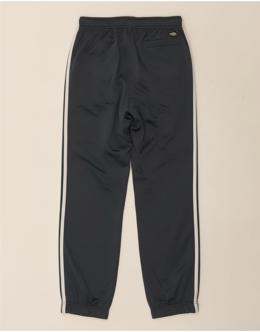 Adidas Drenge Træningsdragt Bukser Joggers 11-12 År Grå Polyester