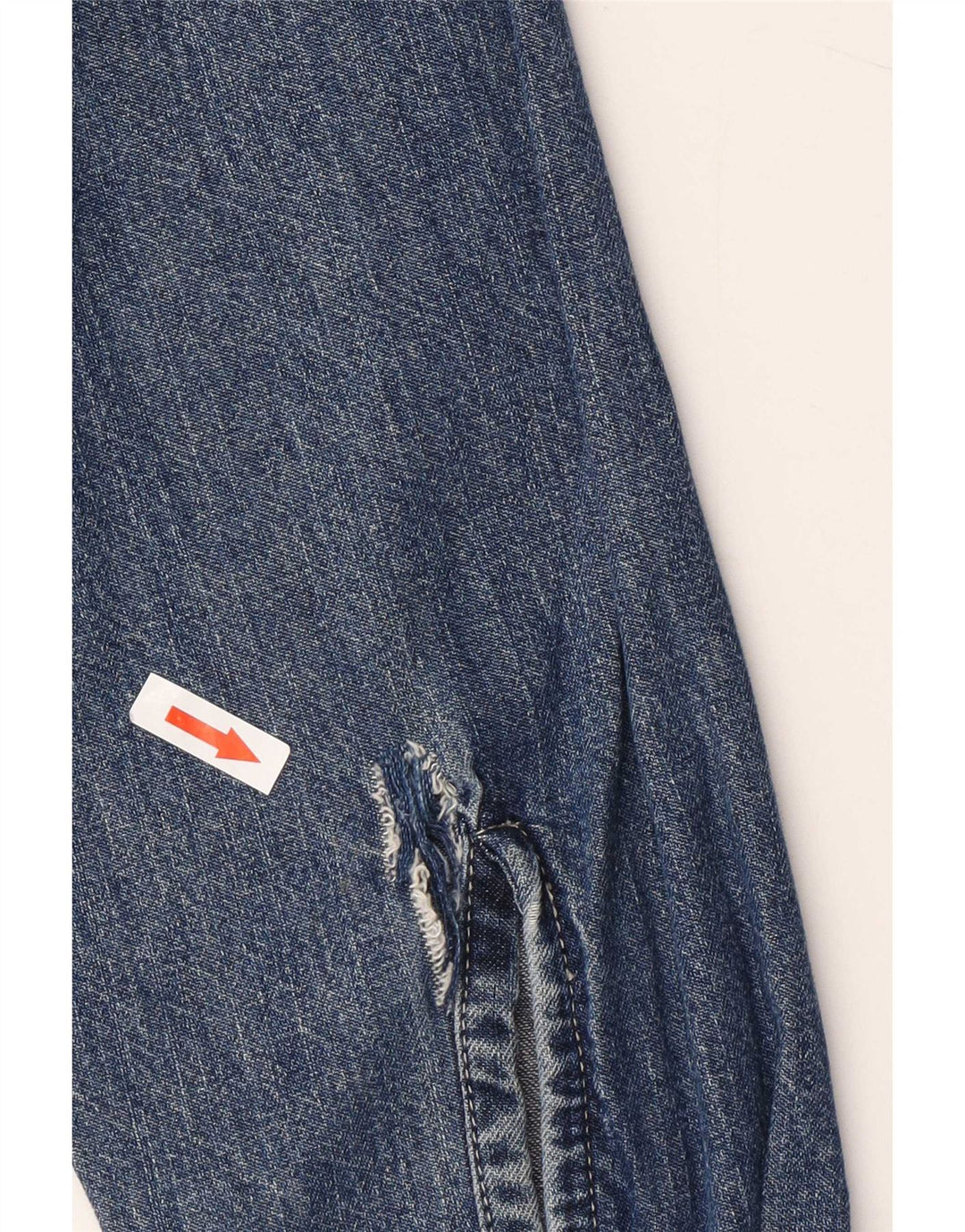 Levi's denimskjorte til mænd, medium blå bomuld