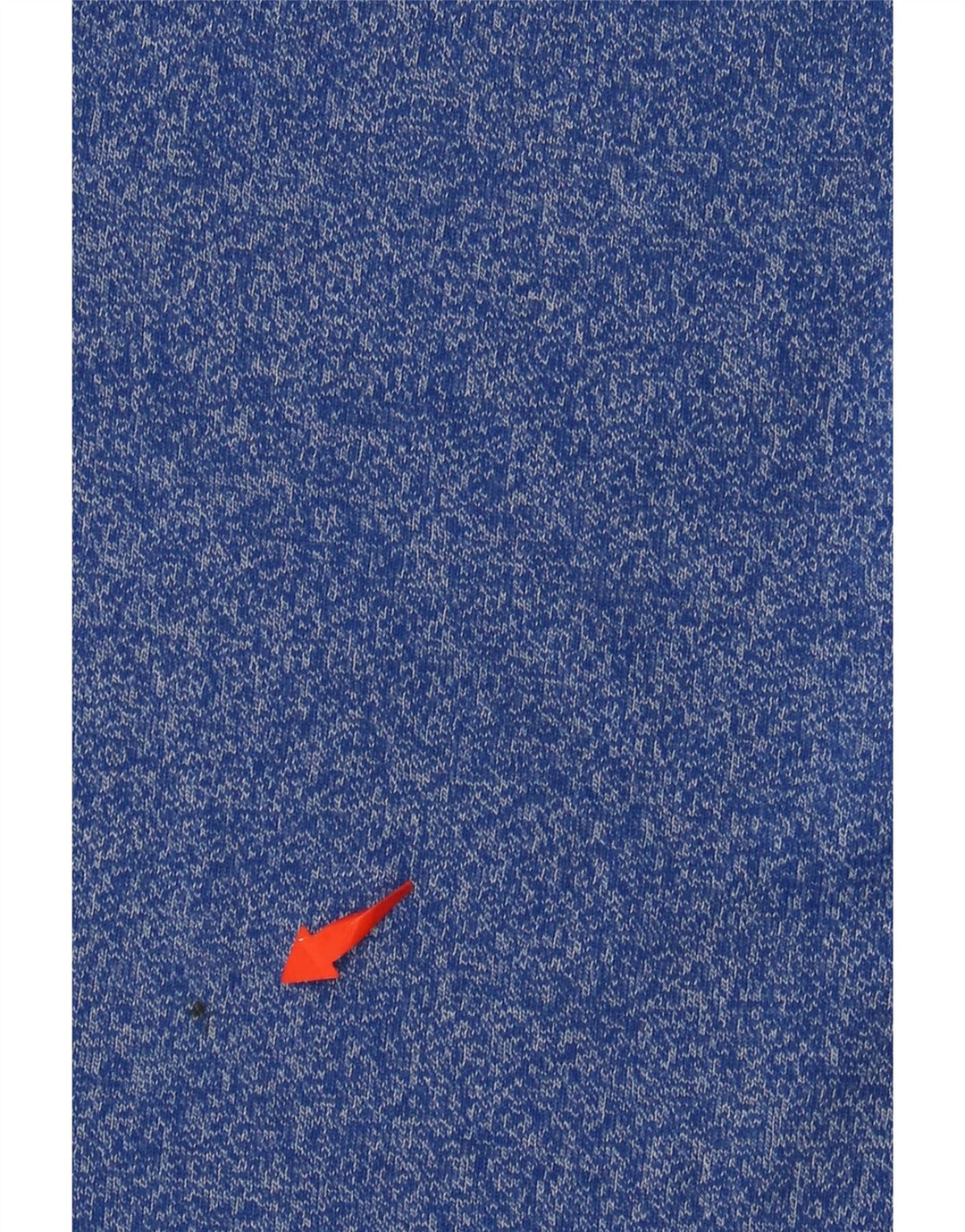 SUPERDRY Ægte grafisk T-shirt-top til mænd, lille blå flækket bomuld