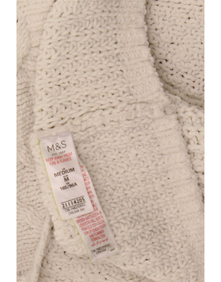 Marks & Spencer Dame Turtle Neck Jumper Sweater UK 14 Medium Beige