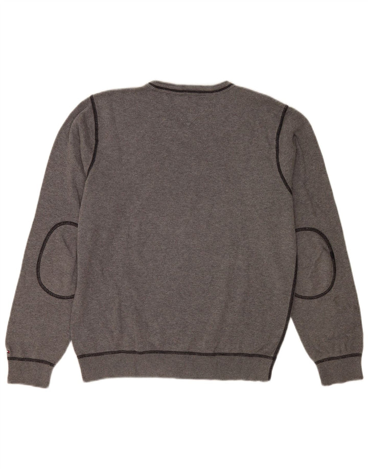 Tommy Hilfiger Herre V-hals sweater Medium Grå Bomuld