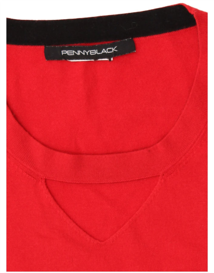 Penny Black Dame Jumper Sweater UK 12 Medium Rød