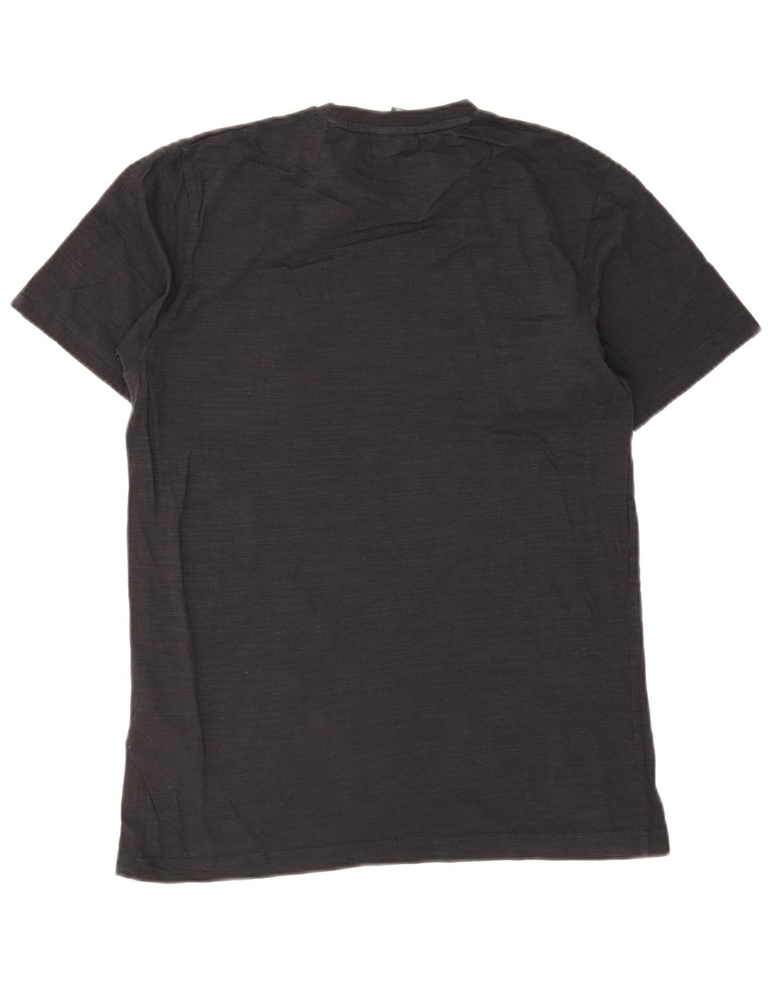 Ellesse Herre Grafisk T-Shirt Top Medium Sort Bomuld