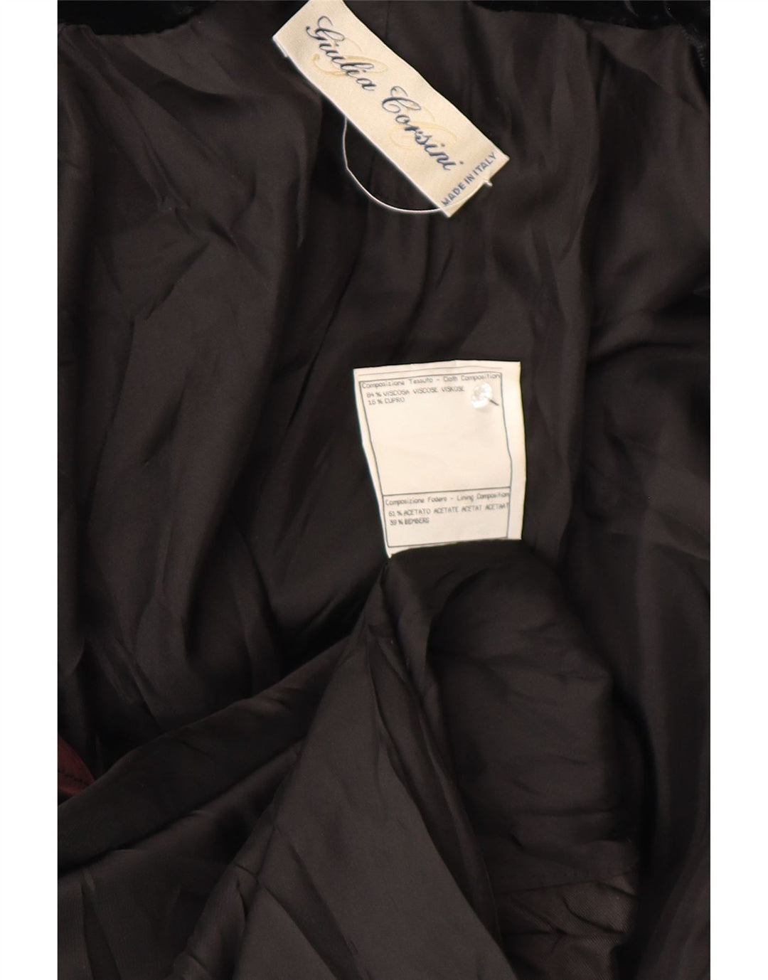 Vintage Dame 3 Button Velvet Blazer Jacket UK 14 Large Black Viscose