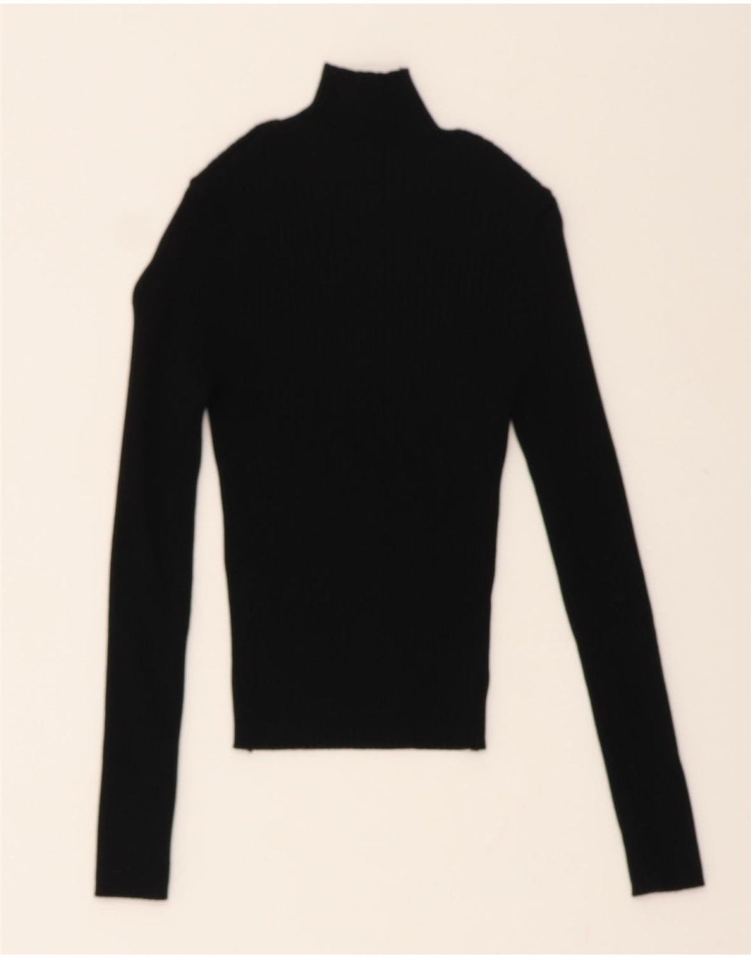 ZARA Womens Turtle Neck Jumper Sweater UK 10 Small Black Vintage Zara and Second-Hand Zara from Messina Hembry 