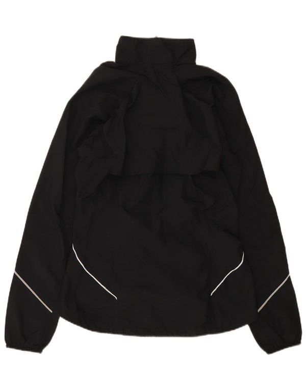 Nike træningsdragt topjakke til kvinder UK 16/18 Stor sort polyester