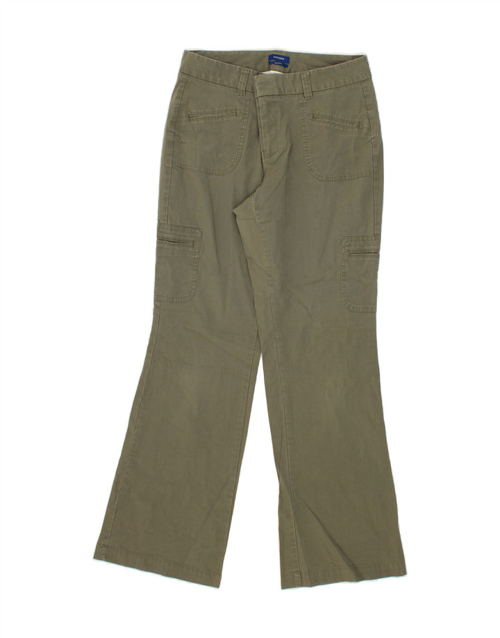 DOCKERS Womens Bootcut Cargo Trousers US 10 Large W30 L31 Green Cotton Vintage Dockers and Second-Hand Dockers from Messina Hembry 