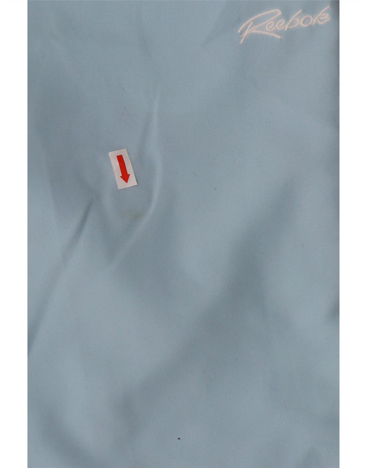 REEBOK Womens Capri Tracksuit Trousers UK 14 Medium  Blue Polyester