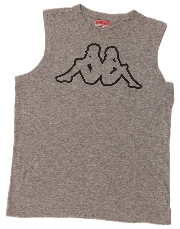 Kappa Herre Grafisk Vest Top XL Grå