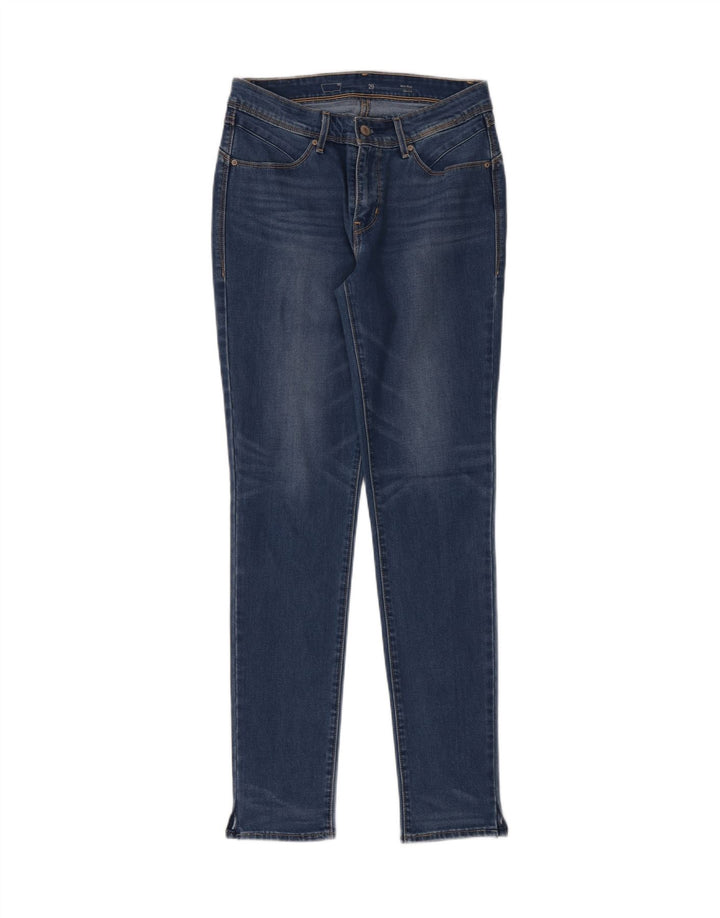Levi's Dame Mid Rise Skinny Jeans W29 L32 Blå
