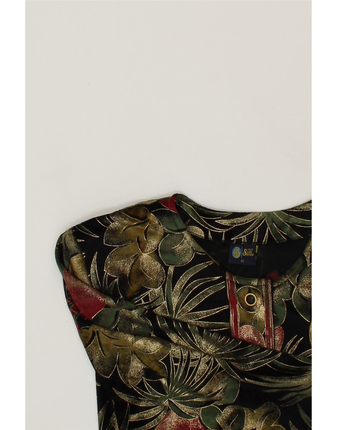 YOUR SIXTH SENSE Womens Blazer Jacket IT 42 Medium Multicoloured Floral Vintage Your Sixth Sense and Second-Hand Your Sixth Sense from Messina Hembry 