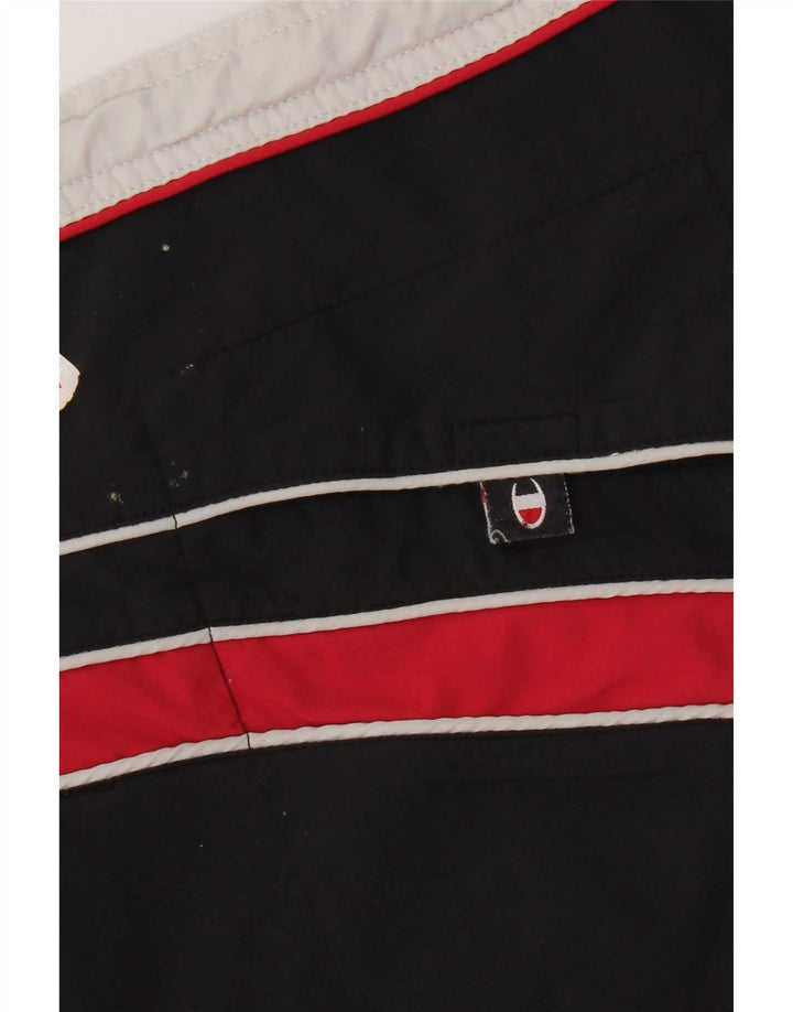 Champion Herre grafiske svømmeshorts XL Sort Colourblock Polyester
