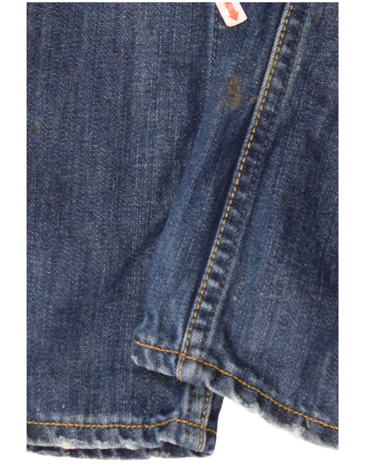 LEE Herre Knox Straight Jeans W32 L34 Marineblå Bomuld