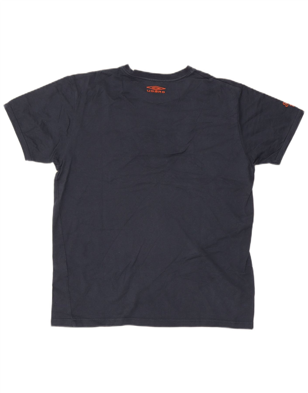 Umbro Herre Grafisk T-Shirt Top Medium Marineblå Bomuld