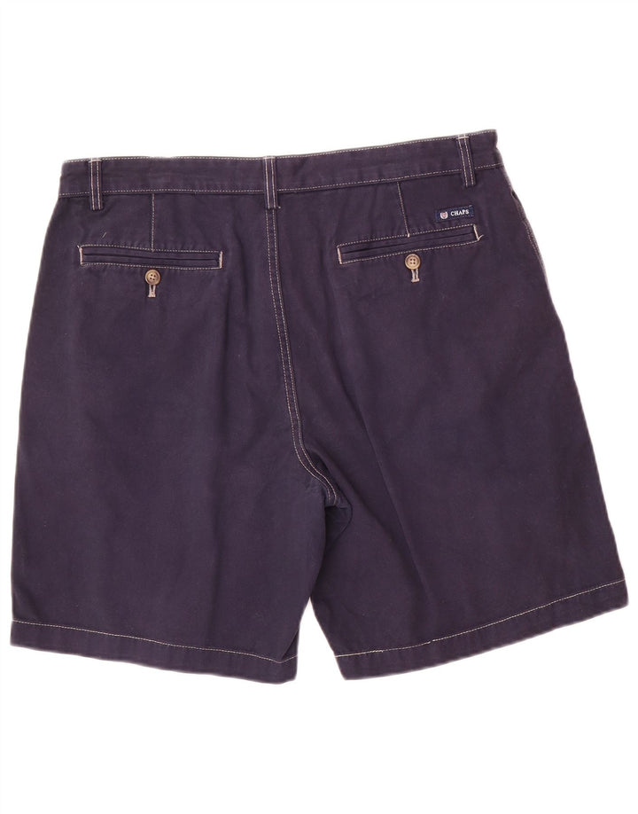 Chaps Herre Chino Shorts Large W34 Marineblå Bomuld