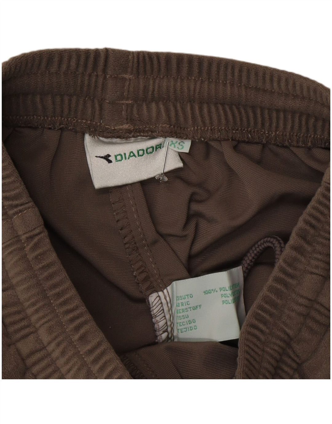 Diadora Dame Cargo træningsdragt Bukser UK 6 XS Brun Polyester