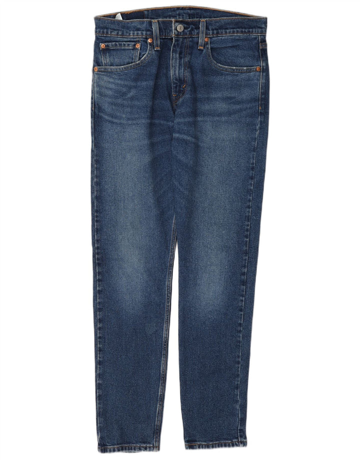Levi's Herre 512 Tapered Slim Jeans W31 L32 Blå Bomuld