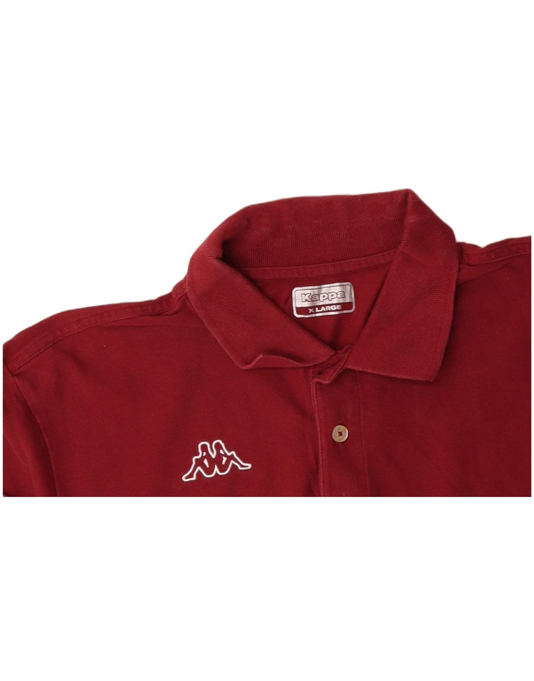 KAPPA Polo Shirt til mænd XL Rød Bomuld