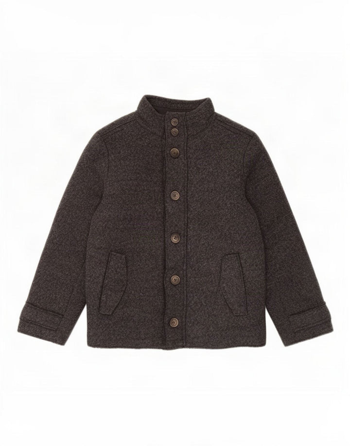 Benetton Boys Sherpa Bomber Jacket 8-9 År Grå Polyester
