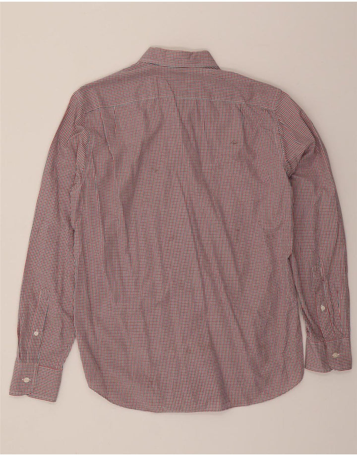 J. CREW Mens Shirt Medium Red Check Vintage J. Crew and Second-Hand J. Crew from Messina Hembry 