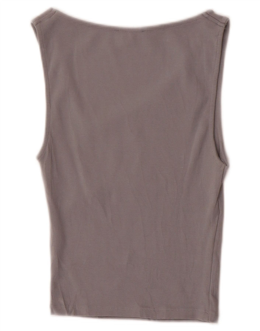 Zara Womens Crop Vest Top UK 8 Small Grå