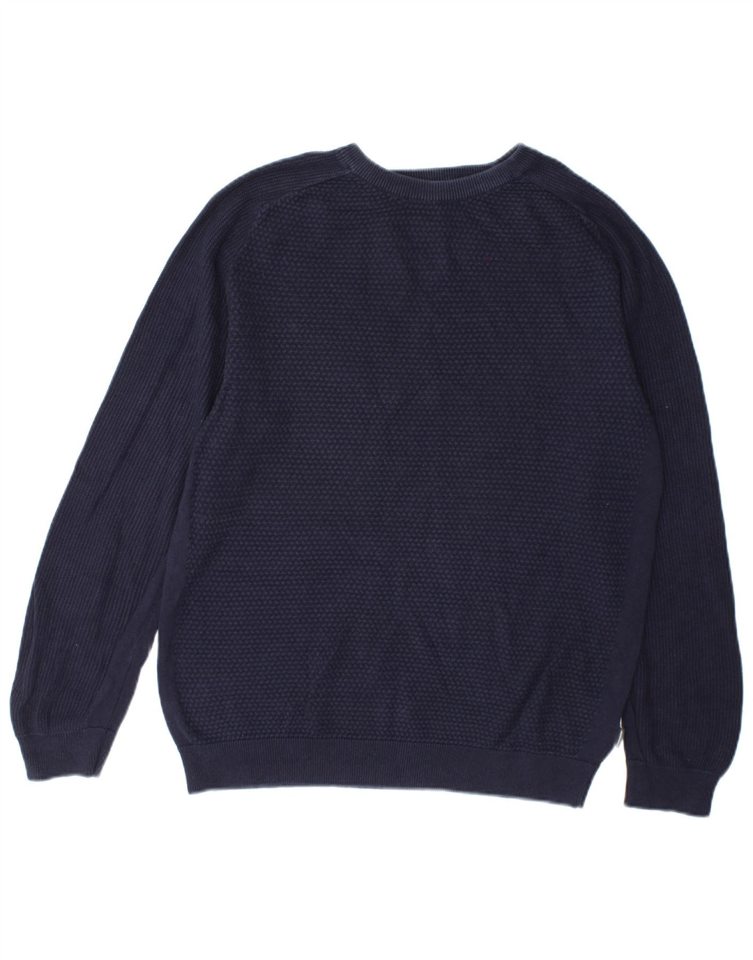 Jack & Jones Herre sweater med rund hals, mellemblå marineblå bomuld