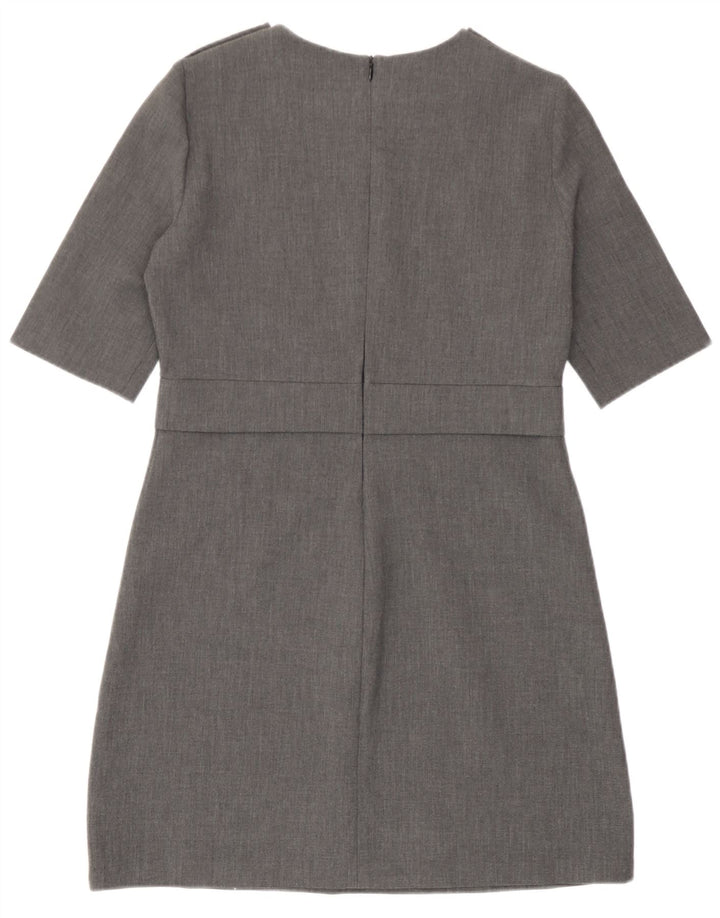 Zara Womens Shift Dress UK 12 Medium Grå