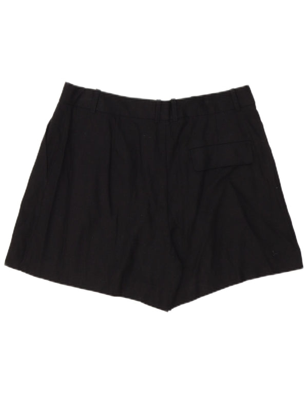 Zara Chino Shorts Large W32 sort hør