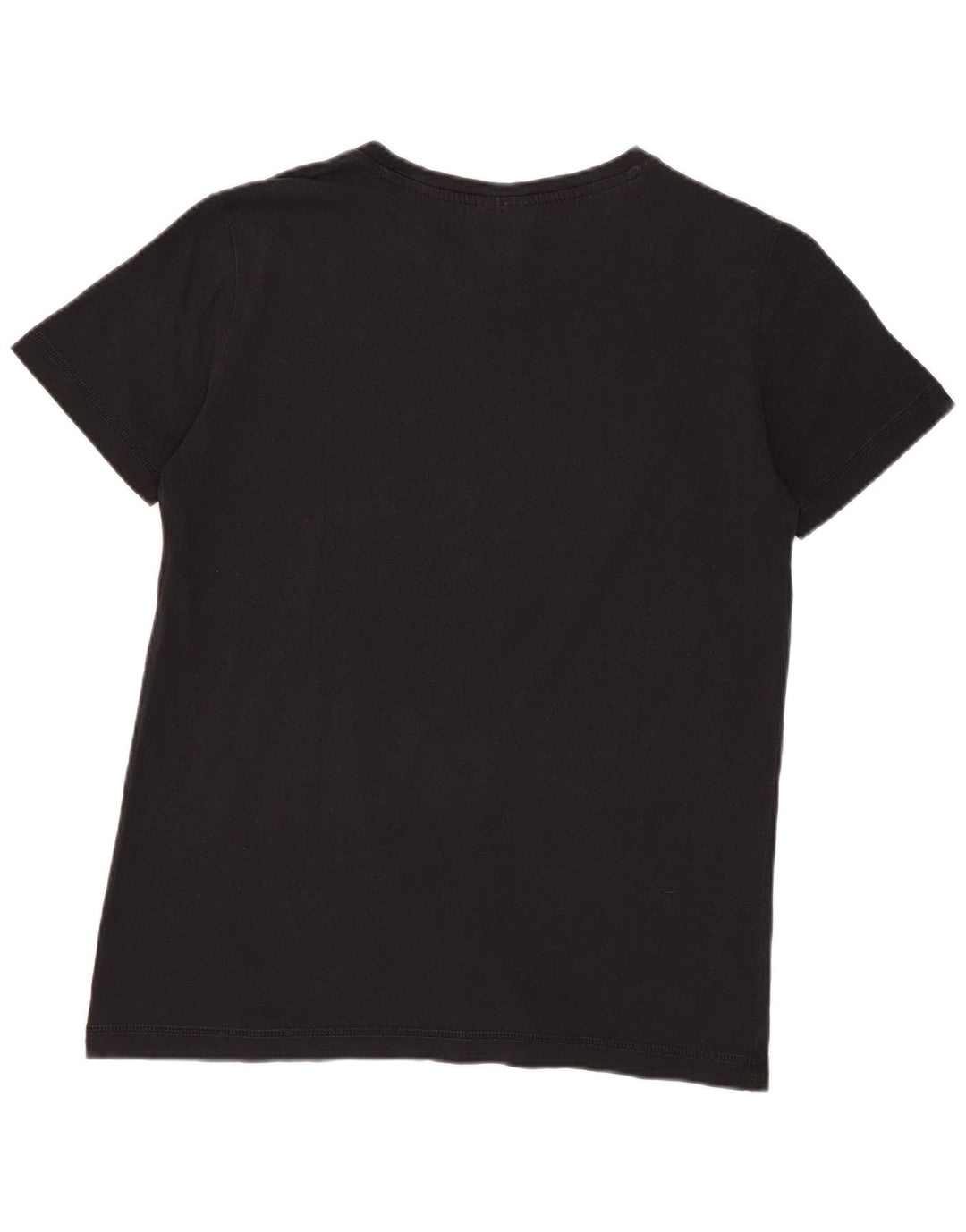Champion Dame Grafisk T-Shirt Top UK 12 Medium Sort